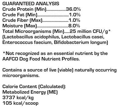 Kinetic Performance Bios 36K Dog Supplement  