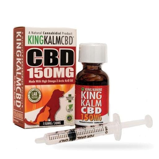 King Kalm All-Natural Formula Cat and Dog CBD Supplements - 150mg