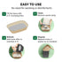 Kitty Sift Eco-Friendly Disposable Cat Litter Box - Large - 2 Pack  