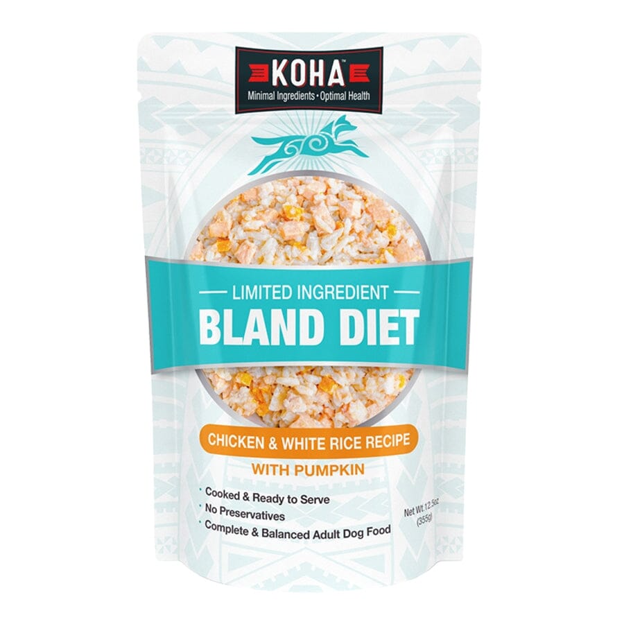 Koha Limited Ingredient Diet Bland Chicken and Rice with Pumpkin Wet Dog Food Pouch - 12.5 Oz - 6 Pack