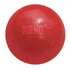 Kong Ball with Hole Durable Rubber Fetch and Squeak Dog Toy Small 