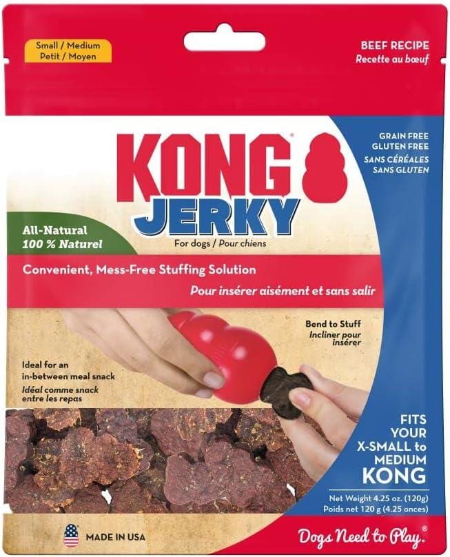 Kong Beef Flavored Jerky Dog Treats - Small/Medium  