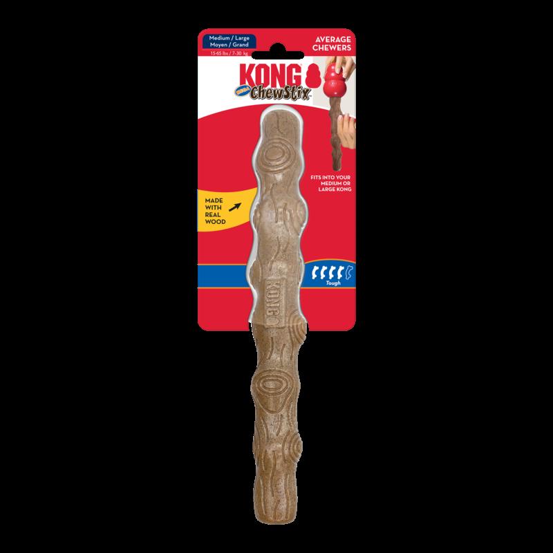Kong ChewStix Tough Mega Stick Bamboo Chew and Fetch Dog Toy Medium/Large
