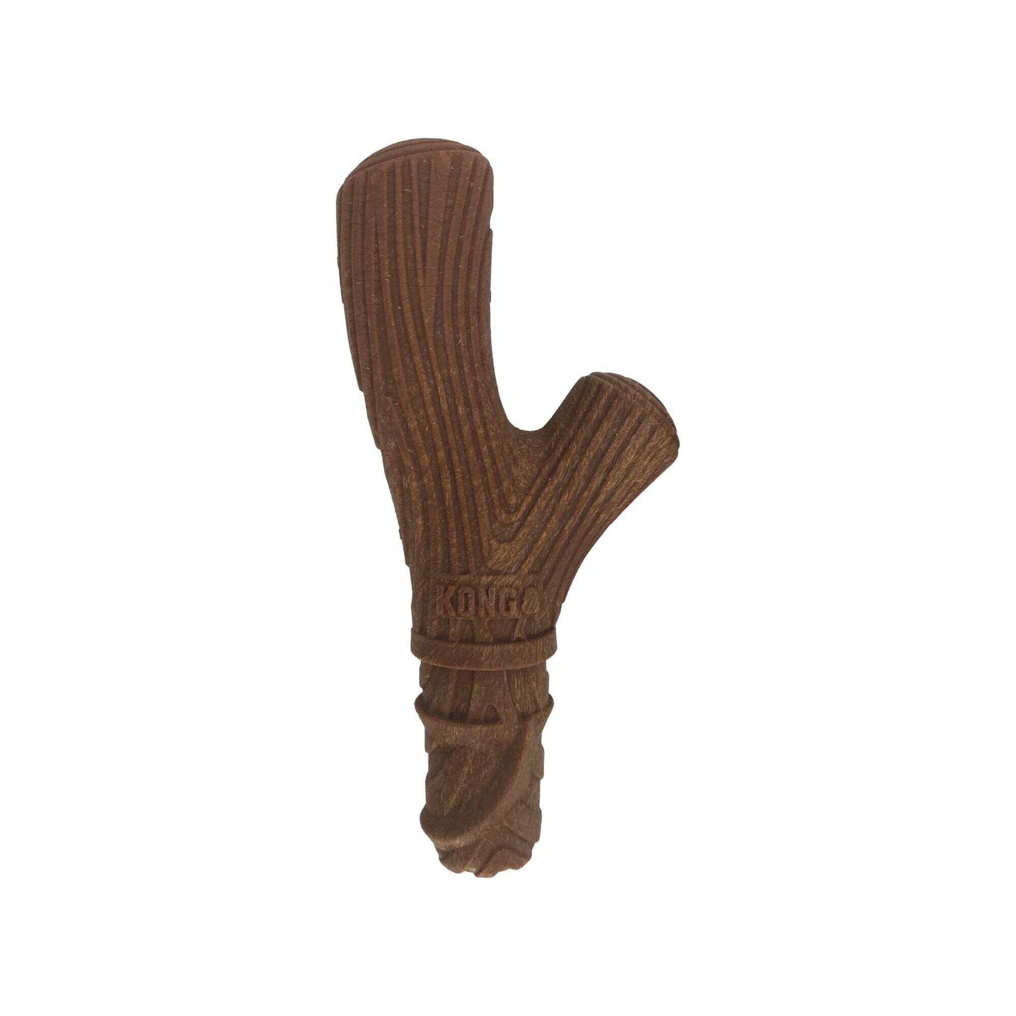 Kong ChewStix Twist Bamboo Teething Chew and Fetch Dog Toy Screws into Kong Classic