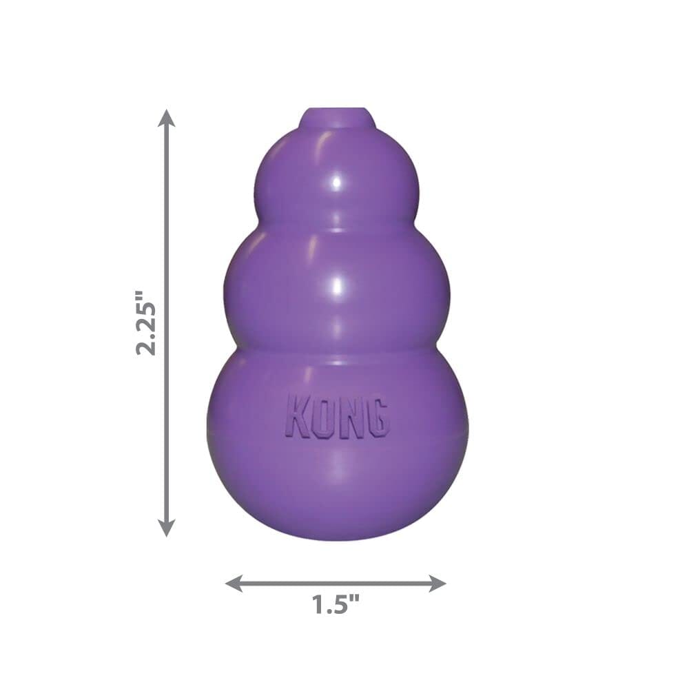 Kong Classic Kitty Treat Dispensing Rubber Cat Toy - Purple  