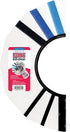 Kong Clear EZ-Collar Clear Blue and Black Safety Dog Collar - Medium - 7.5-10" In Girth  