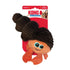 Kong Cuteseas Rufflez Hermit Crab Squeak and Plush Dog Toy - Small