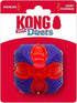 Kong Duets Duos Lightweight Bouncing Ball Multi-Surfaced Squeak and Fetch Rubber Dog Toy - Medium Default Title