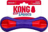 Kong Duets Duos Lightweight Bouncing Bone Multi-Surfaced Squeak and Fetch Rubber Dog Toy Medium