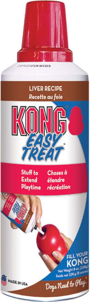 Kong Easy Treat Dog Toy Stuffing Chewy Dog Treats - Liver - 8 Oz  
