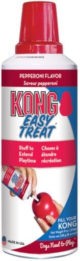 Kong Easy Treat Dog Toy Stuffing Chewy Dog Treats - Pepperoni - 8 Oz  