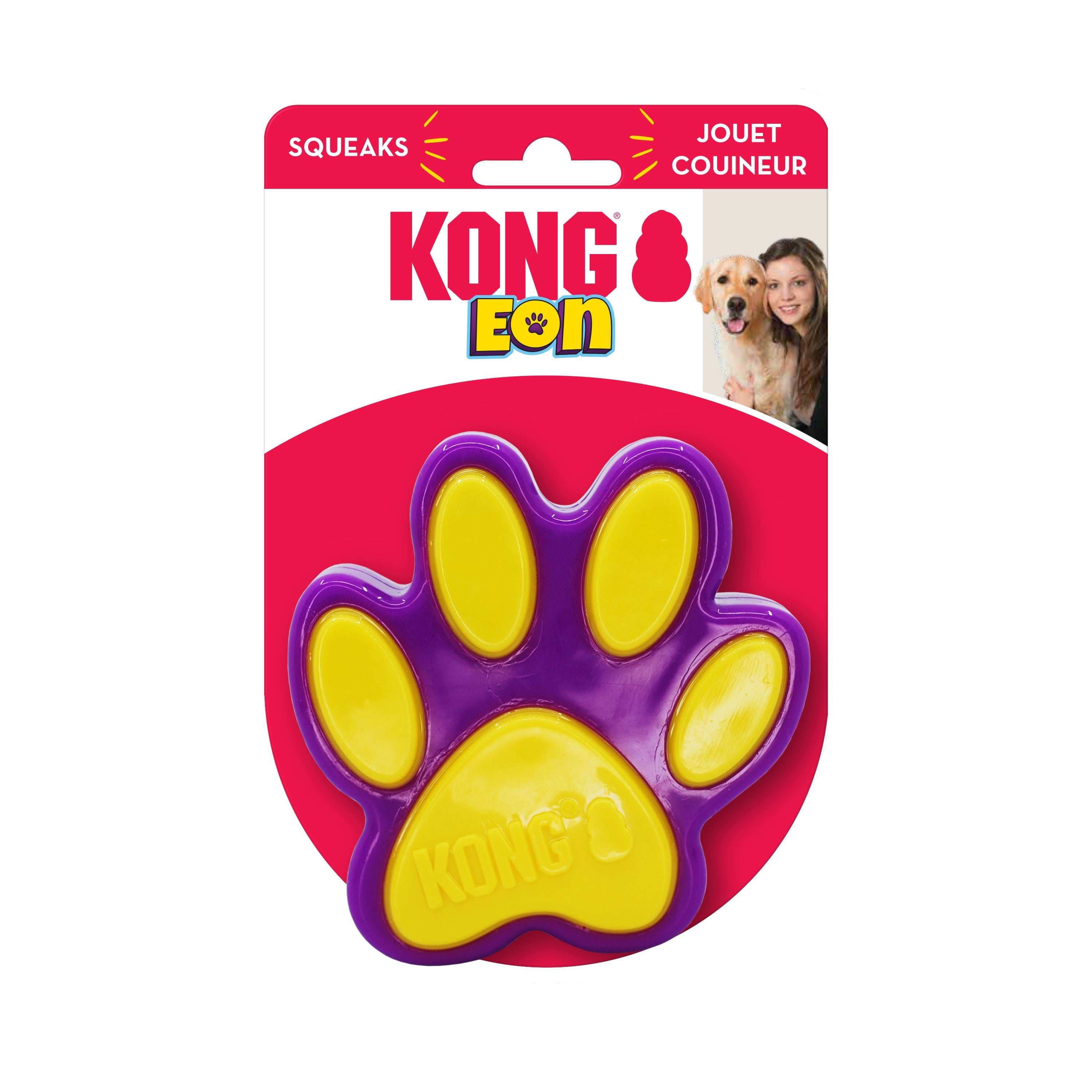 Kong Eon Paw Dog Toy - Red - Large  