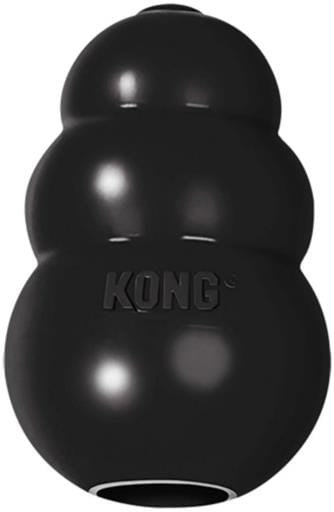 Kong Extreme Chew and Fetch Toughest Natural Rubber Dog Toy - Black  