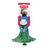 Kong Floppy Knotz Flatz Zebra Internal Knotted Squeak Dog Toy - Blue - Small/Medium