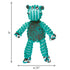 Kong Floppy Knotz Hippo Internal Knotted Rope and Squeak Dog Toy - Medium/Large