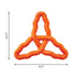 Kong Flyangle Fetch and Tugging Tri-Handled Rubber Dog Toy - Assorted - Large  