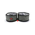 Kong Fold Up Food and Water Double Travel Pet Bowl - Red and Gray  