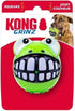 Kong Grinz Frog Bounce and Squeak and Fetch Rubber Dog Toy Medium