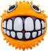Kong Grinz Puffer Fish Bouncy Ball Squeak and Fetch Rubber Dog Toy