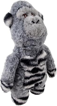 Kong Jungle Jamz Gorilla Crinkle Rattle and Squeaking Plush Dog Toy - Medium/Large