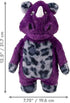 Kong Jungle Jamz Phino Crinkle Rattle and Squeaking Plush Dog Toy - Medium/Large