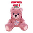 Kong Knots Teddy Bear Internally Knotted Low-Stuffing Squeak and Plush Dog Toy - Brown Small