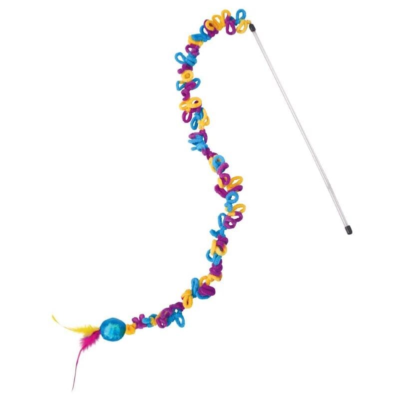 Kong Loopz Crinkle Sounding Catnip Cat Teaser Wand – Pet Life