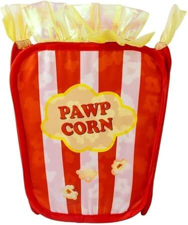 Kong Play Spaces Pawpcorn Pop-Up Interactive Cat Hideout with Crinkle Toy and Windows