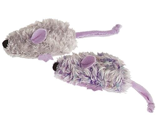 Kong Purple and Gray Mice Catnip Cat Toy  