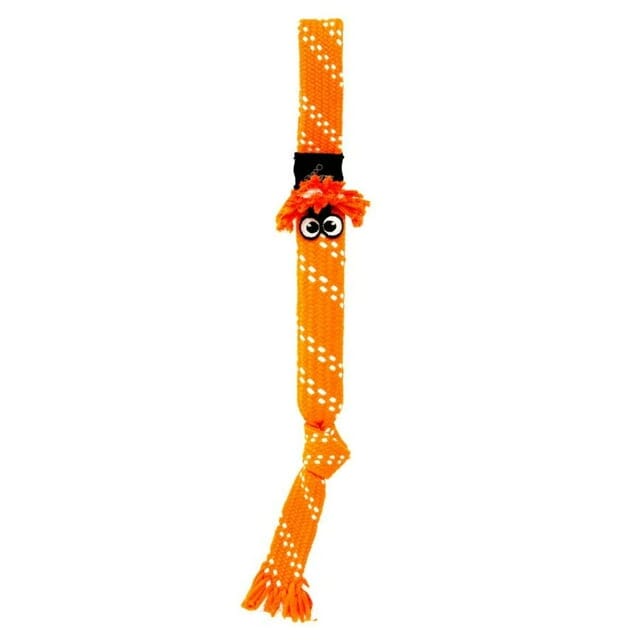 Kong Rogz Scrubz Loop Handle Crinkle and Crackle Rope Tug Dog Toy - Small Default Title