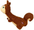 Kong Scruffs Squirrel Squeak and Plush Dog Toy - Medium/Large