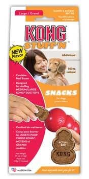 Kong Snacks Dog Toy Stuffing Chewy Dog Treats - Bacon/Cheese - Large - 11 Oz  