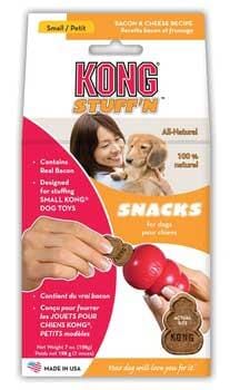 Kong Snacks Dog Toy Stuffing Chewy Dog Treats - Bacon/Cheese - Small - 7 Oz  