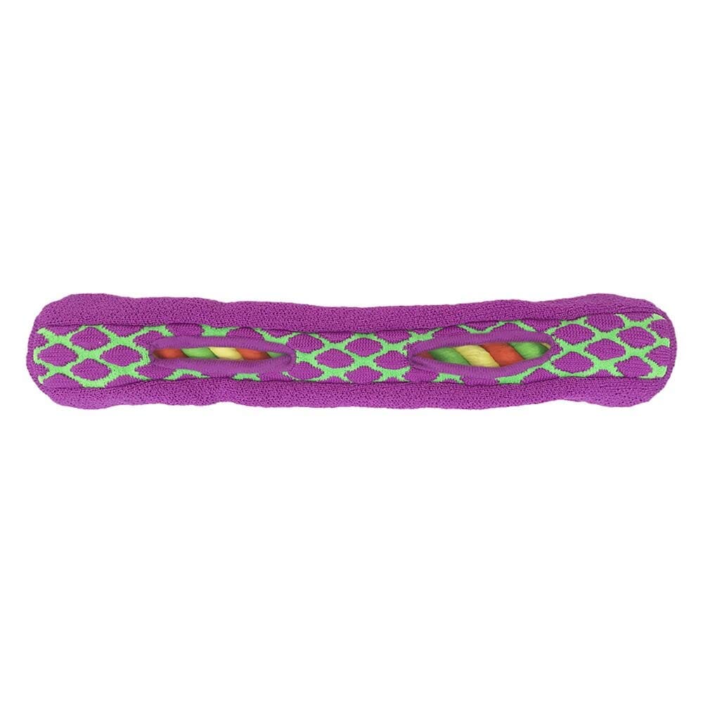 Kong Sneakerz Sport Stick Internally Roped Squeak and Plush Dog Toy - 12