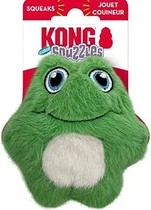 Kong Snuzzles Kiddos Mini Frog Squeak and Plush Dog Toy - Extra Small Default Title