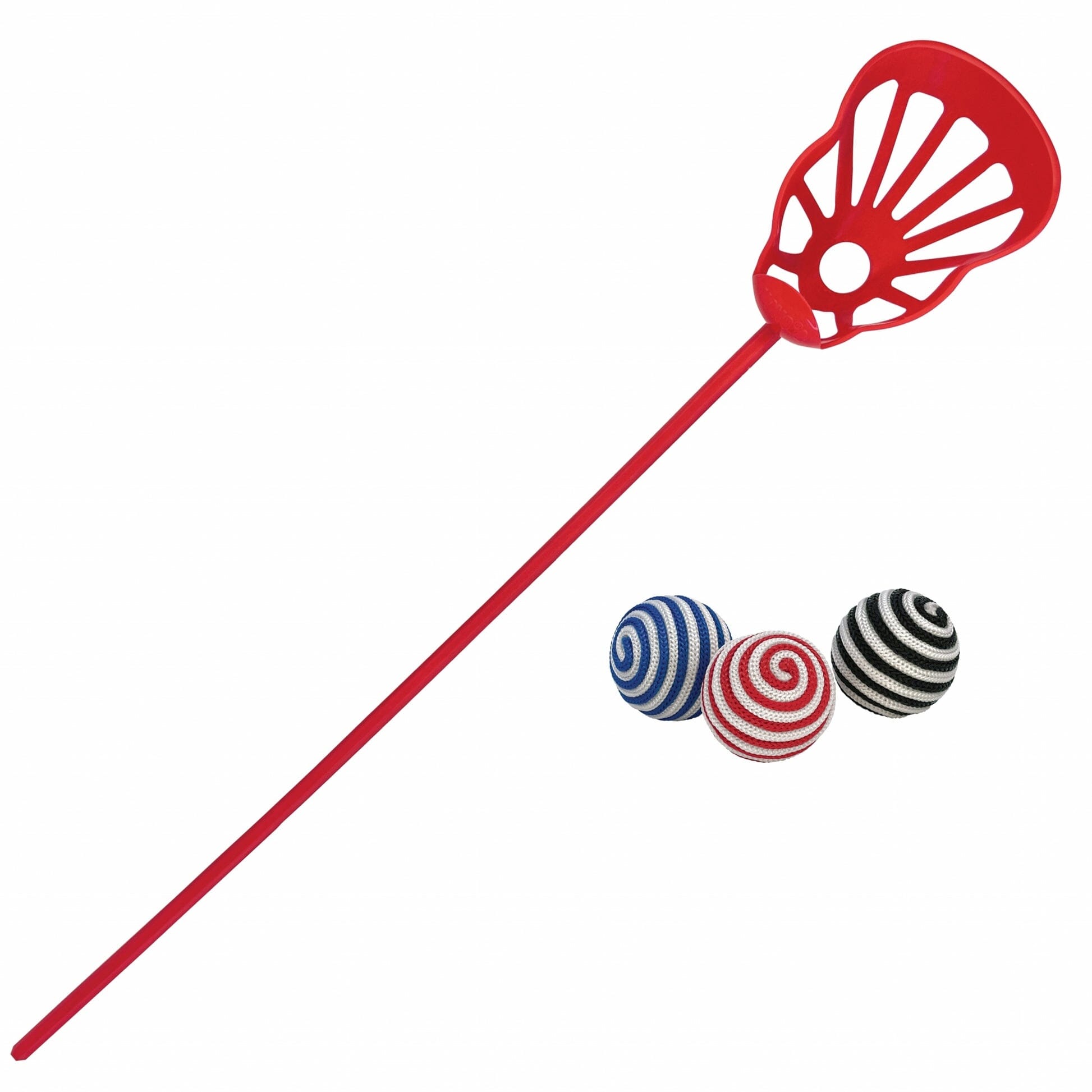 Kong Sport Toss Wand Flinging Interactive Chase Cat Toy with 3 Rattling Toys Default Title