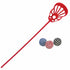 Kong Sport Toss Wand Flinging Interactive Chase Cat Toy with 3 Rattling Toys Default Title