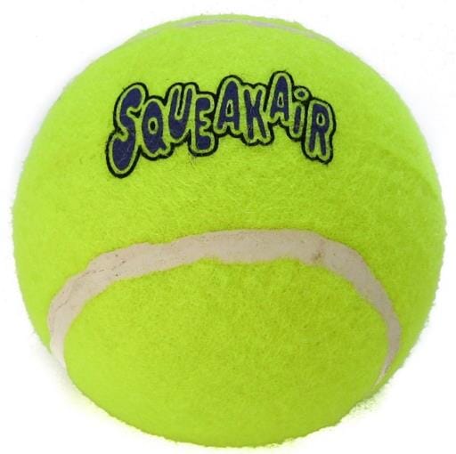 Kong SqueakAir Tennis Ball Squeaker Felt Dog Toy - Single  