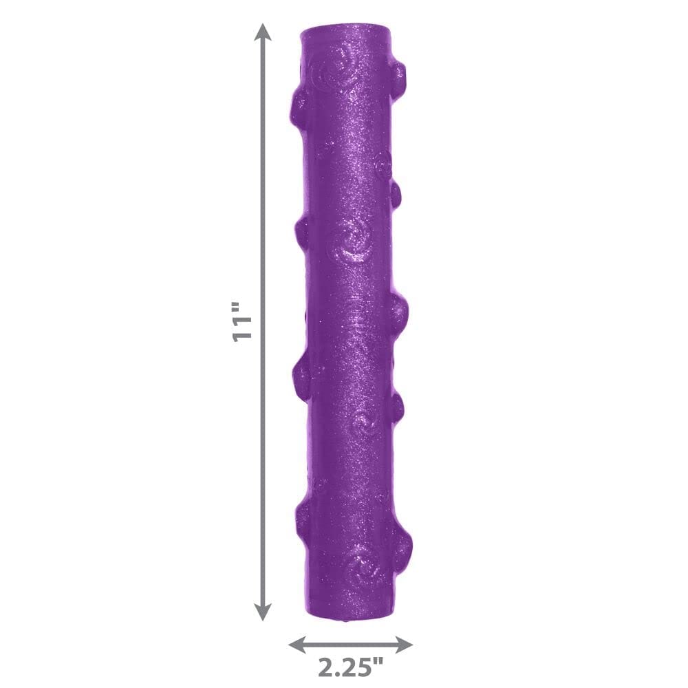 Kong Squeezz Crackle Stick Strong Indoor and Outdoor Dog Toy  