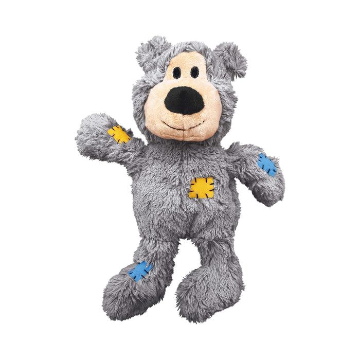 Kong Wild Knots Bear Internal Knotted Ropes and Plush Dog Toy