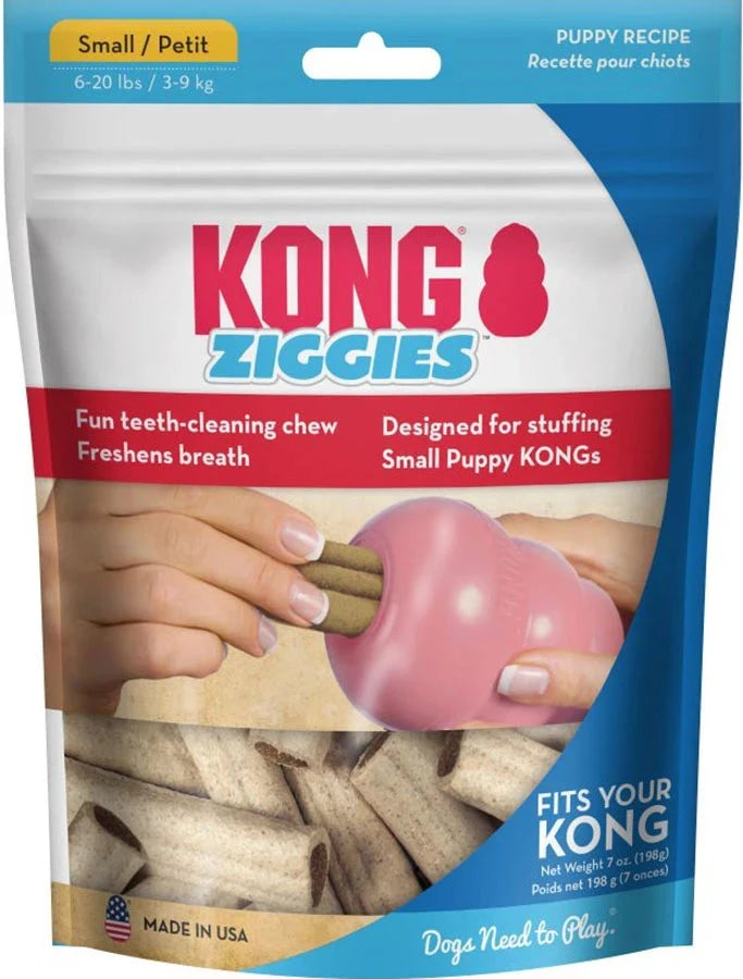 Kong Ziggies Puppy Recipe Natural Dog Chews - Small - 7 Oz