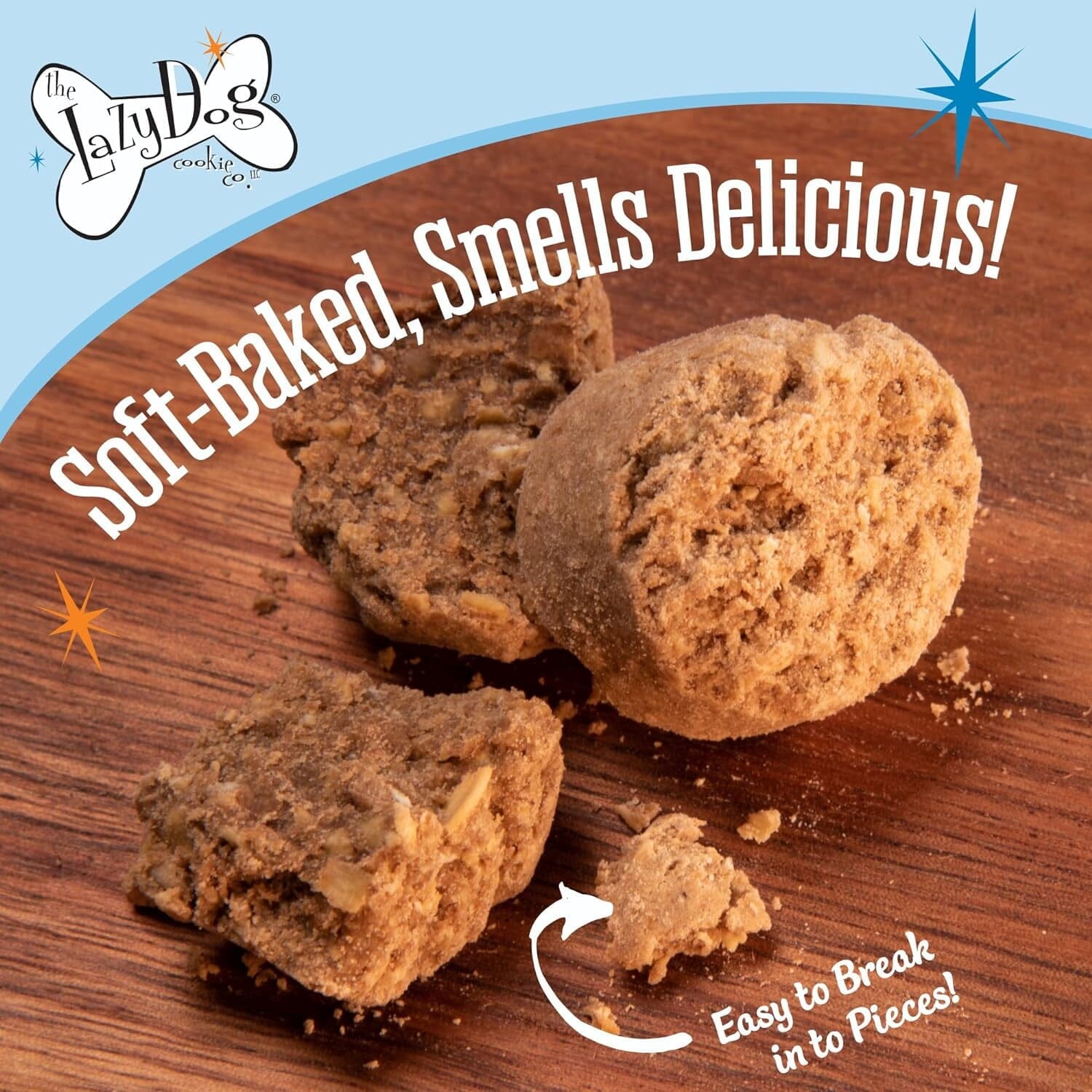 Lazy Dog Mutt Mallows My Little Pumpkins Baked Soft and Chewy Dog Treats - 5 Oz