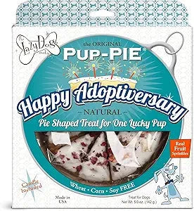 Lazy Dog Original Pup-Pie Happy Adoption Pre-Sliced Baked Dog Biscuit Treats - 5 Oz Default Title