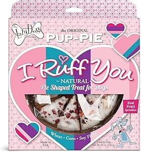 Lazy Dog Original Pup-Pie I Ruff You Pre-Sliced Baked Dog Biscuit Treats - 5 Oz Default Title