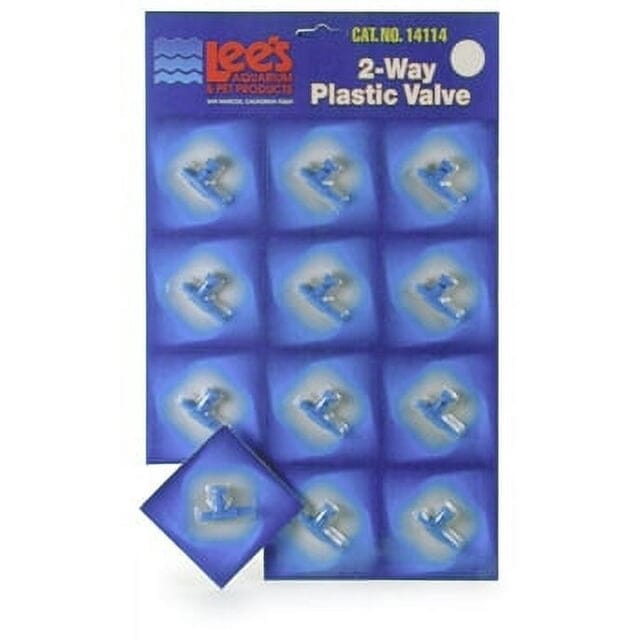 Lee's Aquarium 2-Way Plastic Aquarium Valve Air-Pump Controller - 12 Piece Default Title