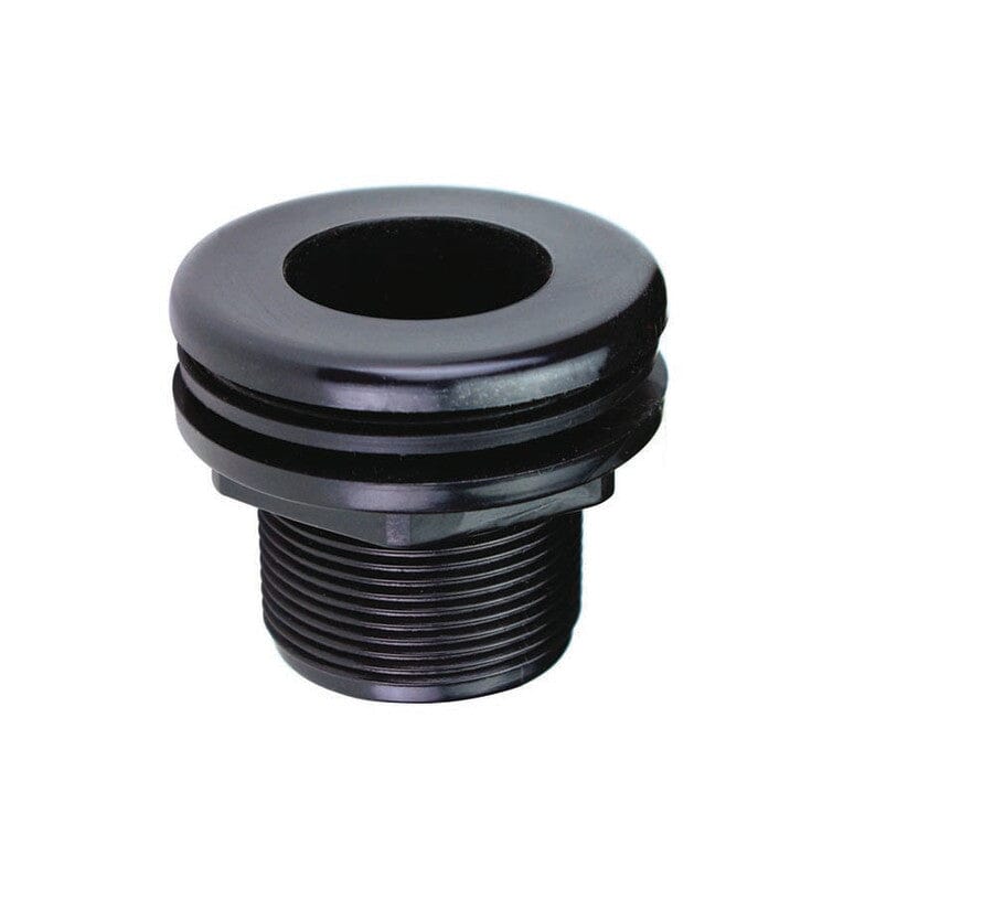 Lifegard Aquatics Double Threaded Bulkhead - 1/2"
