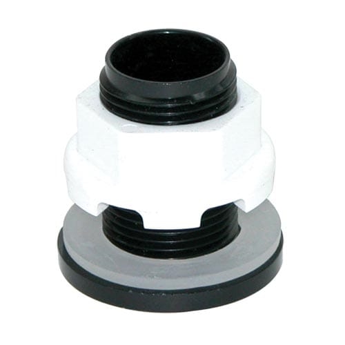 Lifegard Aquatics Standard Threaded Bulkhead - 1/2