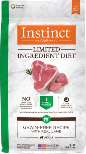 Limited Ingredient Diet Adult Grain Free Recipe with Real Lamb Natural Dry Dog Food  