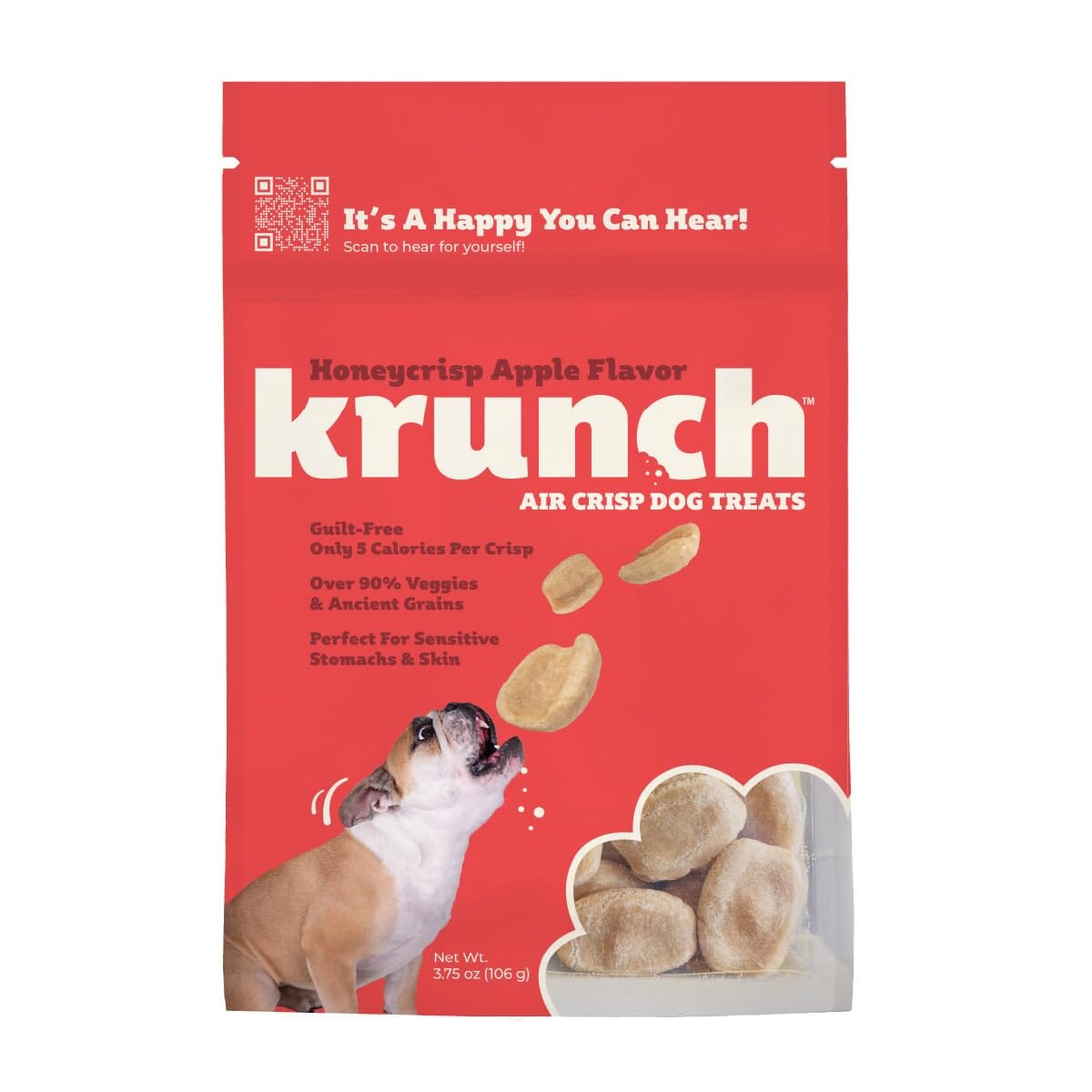 LIQ USA Krunch Crisy Apple Crunchy Dog Treats - 3.75 Oz Default Title