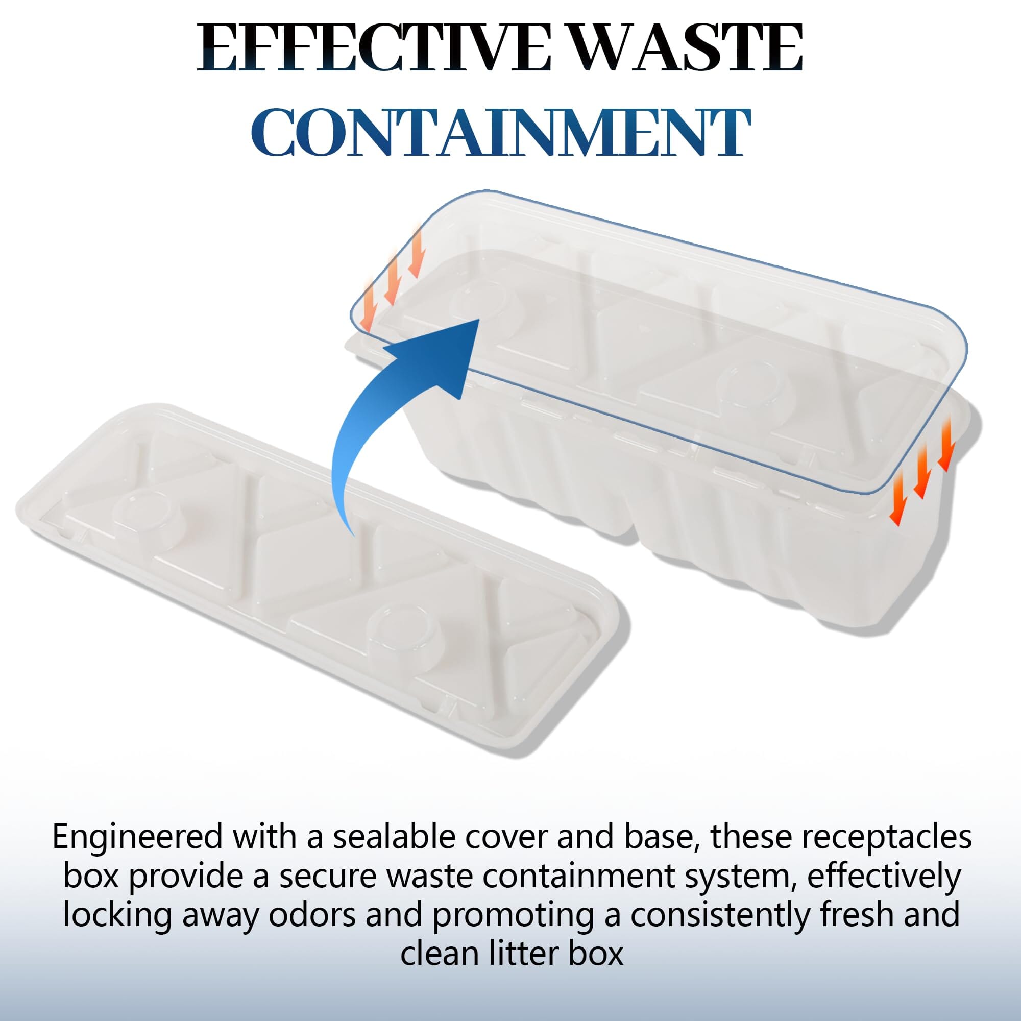 Littermaid Waste Receptacles Compatible with 1st and 2nd Edition Cat Litter Boxes - 12 Count  